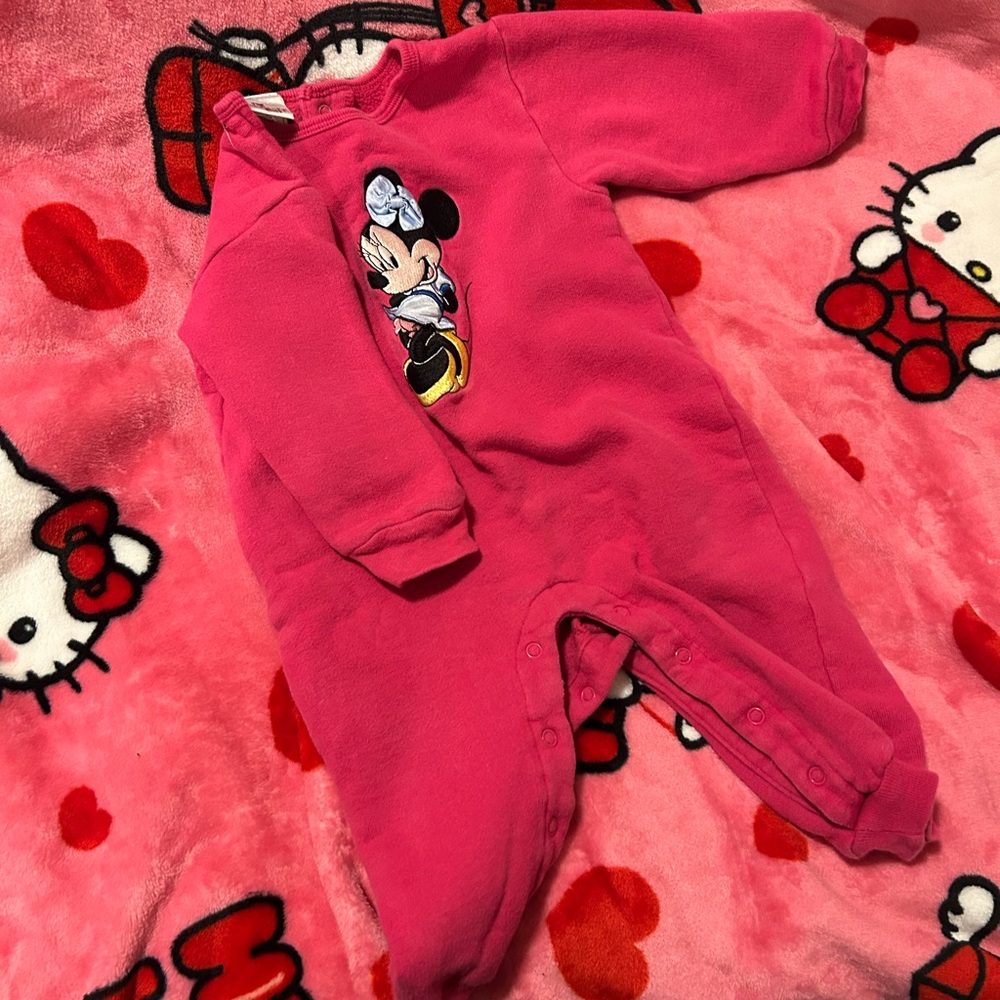 Disney Pink Baby One Piece